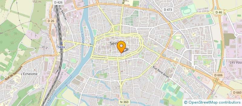 localisation de l'entreprise ATELIER SUBOTAI  SENS