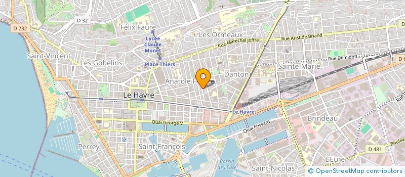 localisation de l'entreprise ATELIER SULLY à LE HAVRE