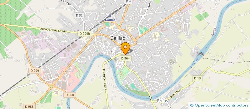 localisation de l'entreprise ATELIER SUR COUR à GAILLAC