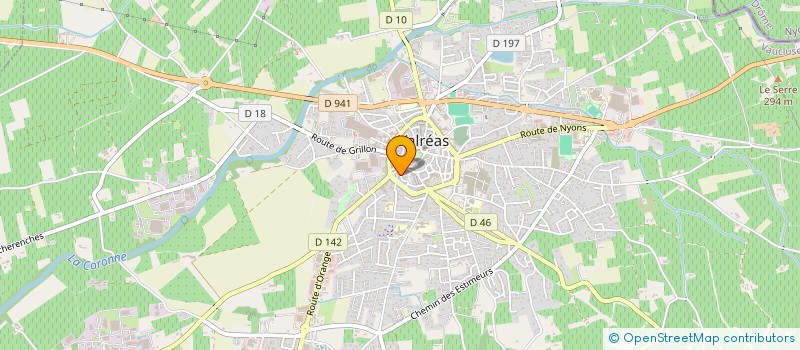 localisation de l'entreprise ATELIER SUR COUR à VALREAS