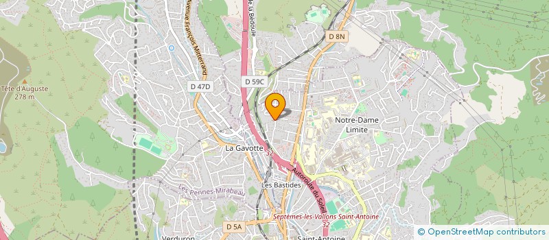 localisation de l'entreprise ATELIER SUR PAROLE à MARSEILLE