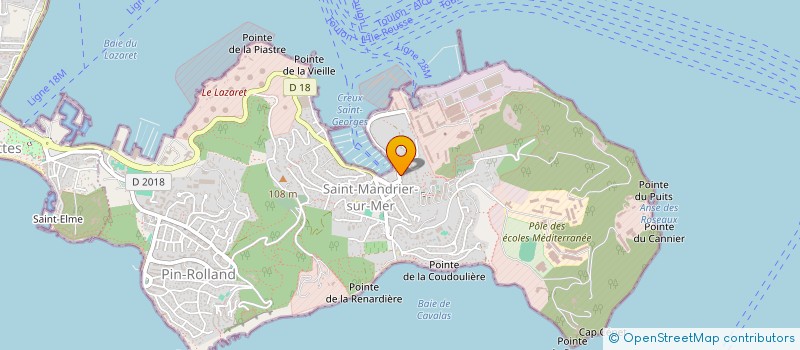 localisation de l'entreprise ATELIER SYMPA  SAINT-MANDRIER-SUR-MER