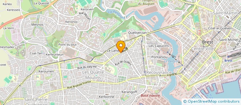 localisation de l'entreprise ATELIER TALEC à BREST