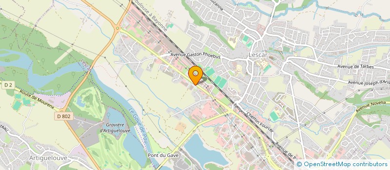 localisation de l'entreprise ATELIER TECHNIQUE CAMPING CAR 64  LESCAR