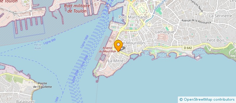 localisation de l'entreprise ATELIER TECHNIQUE DU STORE  TOULON