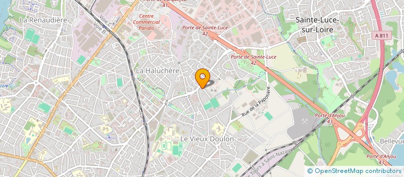 localisation de l'entreprise ATELIER TECHNIQUE SYNTHESE à NANTES