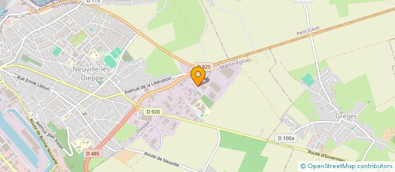 localisation de l'entreprise ATELIER TECHNOLOGIE SYSTEMES  MARTIN-EGLISE