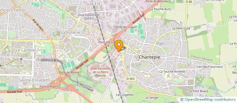 localisation de l'entreprise ATELIER TEINT ENTRET NETTOYAGE ARMORIQUE à CHANTEPIE