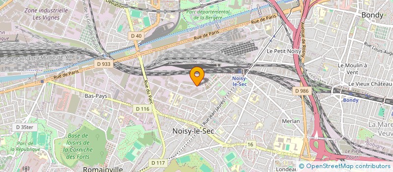 localisation de l'entreprise ATELIER TERMINAL GALLERY à NOISY-LE-SEC