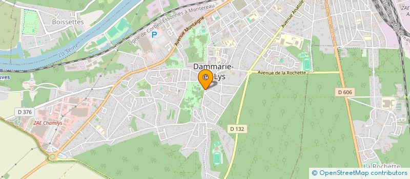 localisation de l'entreprise ATELIER TERRE à DAMMARIE-LES-LYS