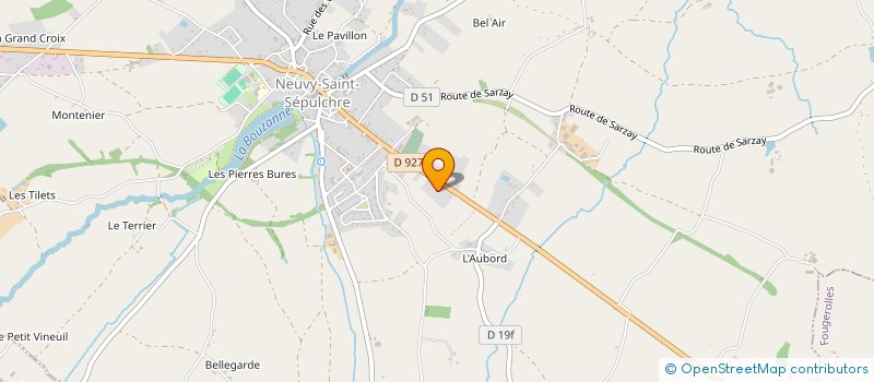 localisation de l'entreprise ATELIER TERRES DE FEU à MERS-SUR-INDRE
