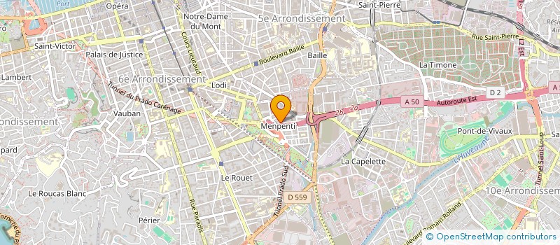 localisation de l'entreprise ATELIER TESSERA à MARSEILLE