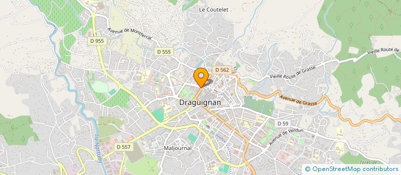 localisation de l'entreprise ATELIER THEATRE 100 LIMIT à DRAGUIGNAN