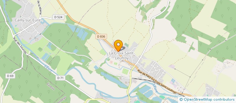 localisation de l'entreprise ATELIER THEATRE  CLEF VALLEE D'EURE