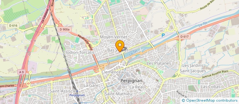 localisation de l'entreprise ATELIER THEATRE DE L ECHAPPEE  PERPIGNAN