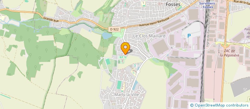 localisation de l'entreprise ATELIER THEATRE DE MARLY  MARLY-LA-VILLE