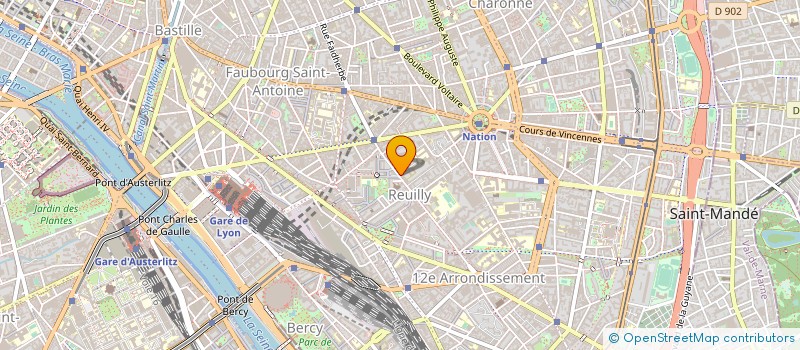 localisation de l'entreprise ATELIER THIERRY VIDE à PARIS