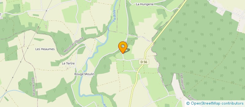 localisation de l'entreprise ATELIER THOMAS  LA VIEILLE-LYRE