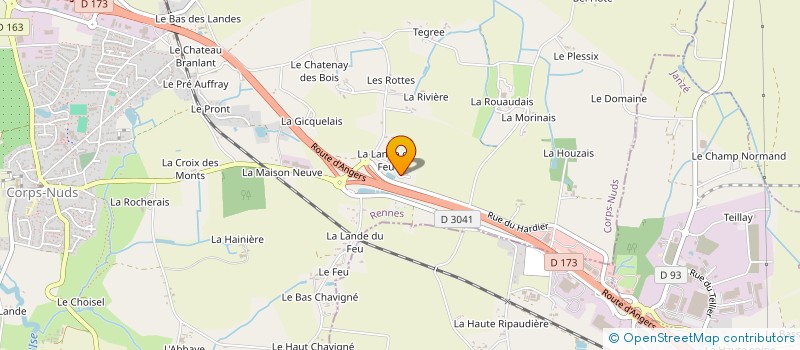 localisation de l'entreprise ATELIER THOMAS PINSARD  CORPS-NUDS