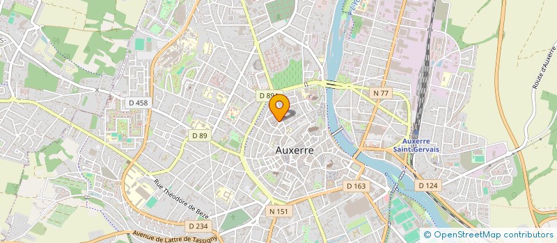 localisation de l'entreprise ATELIER TIBOE à AUXERRE