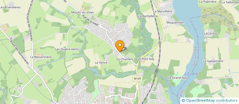 localisation de l'entreprise ATELIER TIERDAM  SUCE-SUR-ERDRE