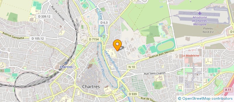 localisation de l'entreprise ATELIER TIMBRES 28  CHARTRES