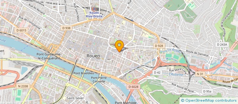 localisation de l'entreprise ATELIER TMF THOREL MICHELIER FORT ARCHITECTES ASSOCIES à ROUEN