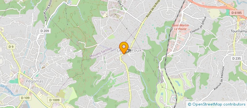 localisation de l'entreprise ATELIER TOKIBANA  LA ROQUETTE-SUR-SIAGNE