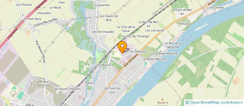 localisation de l'entreprise ATELIER TOLERIE CHAUDRONNERIE MAGDUNOISE à MEUNG-SUR-LOIRE