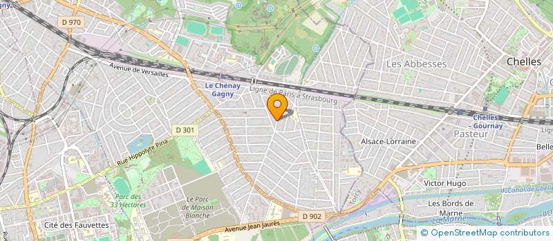 localisation de l'entreprise ATELIER TOM KRAFT  GAGNY