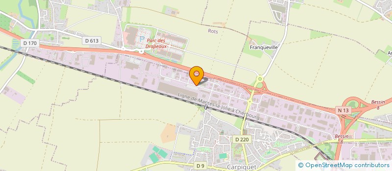 localisation de l'entreprise ATELIER TOOLS  CARPIQUET