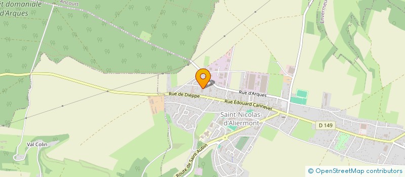 localisation de l'entreprise ATELIER TRAITEMENT ELECTROLYTIQ SURFACES à SAINT-NICOLAS-D'ALIERMONT