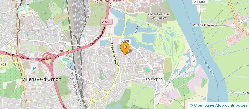 localisation de l'entreprise ATELIER TRAMASSET  VILLENAVE-D'ORNON