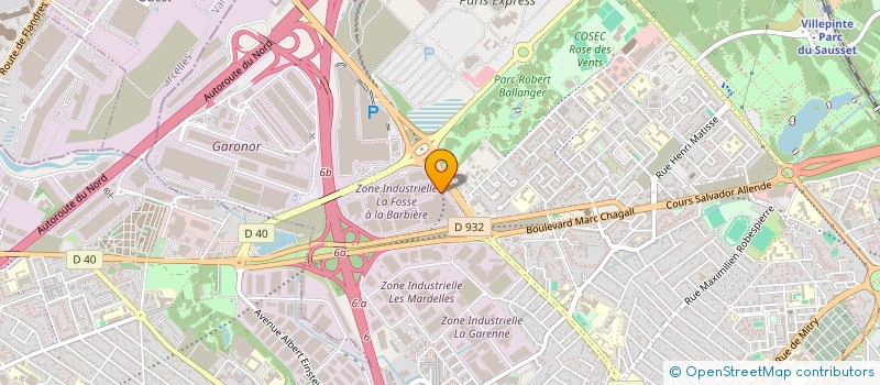 localisation de l'entreprise ATELIER TRAVAUX DE SERRURERIE à AULNAY-SOUS-BOIS