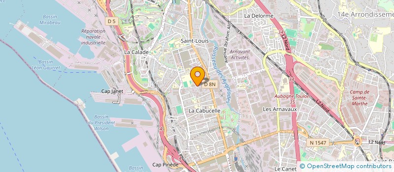 localisation de l'entreprise ATELIER TRAVAUX ELECTROMECANIQUES MIDI à MARSEILLE