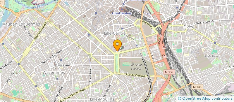 localisation de l'entreprise ATELIER URBAIN  LILLE