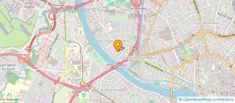 localisation de l'entreprise ATELIER URBAIN SEGUI COLOMB à TOULOUSE