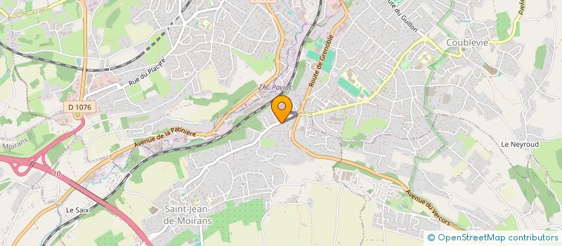 localisation de l'entreprise ATELIER URBAIN UTOPIE REALISTE  SAINT-JEAN-DE-MOIRANS
