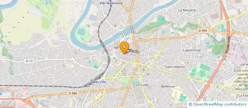 localisation de l'entreprise ATELIER VACRY à ALBI