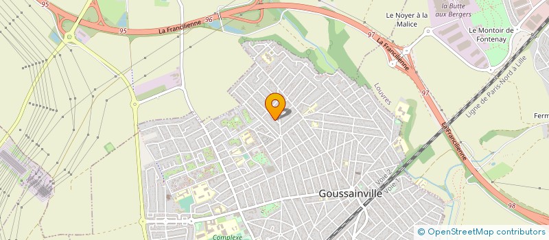 localisation de l'entreprise ATELIER VAL D'OISIEN DE METALLERIE à GOUSSAINVILLE