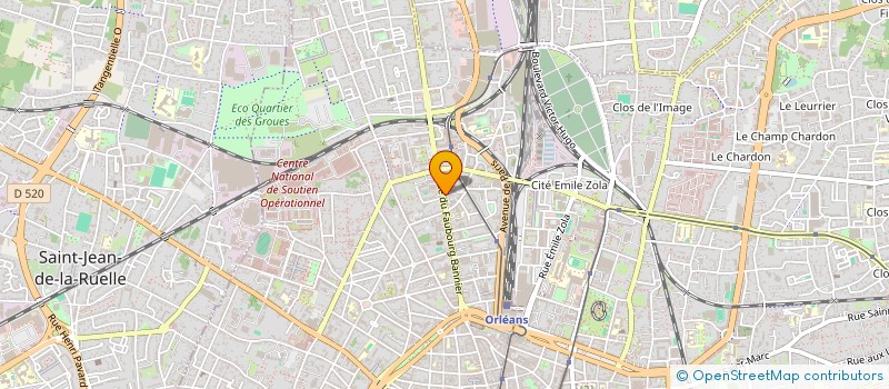 localisation de l'entreprise ATELIER VALERIAN  ORLEANS