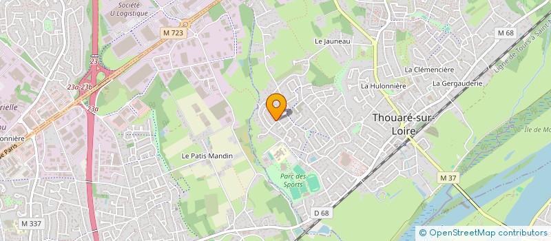 localisation de l'entreprise ATELIER VALERYAN  THOUARE-SUR-LOIRE