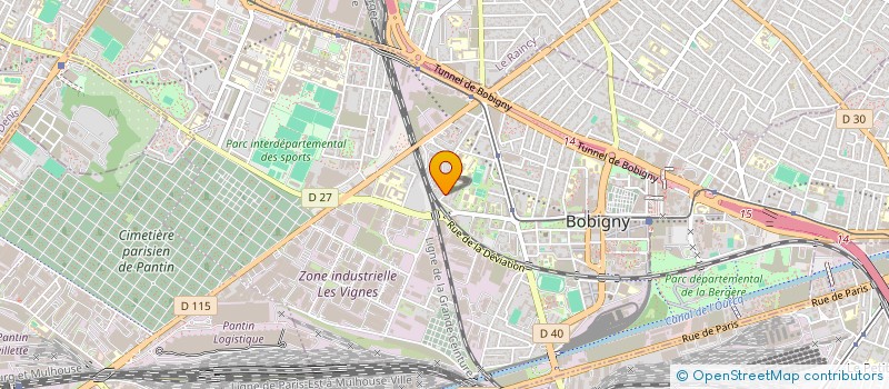 localisation de l'entreprise ATELIER VALSORIM  BOBIGNY