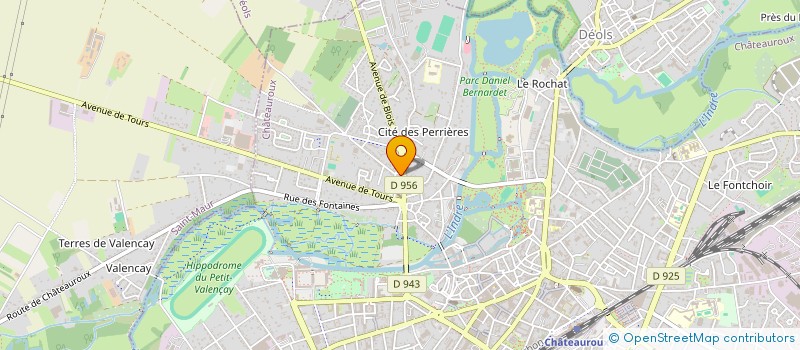 localisation de l'entreprise ATELIER VEILLE à CHATEAUROUX