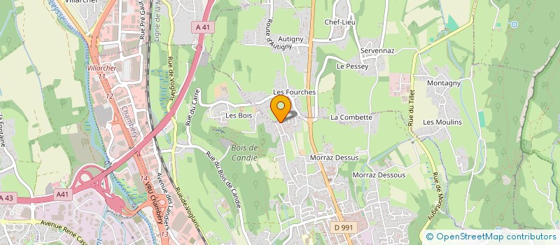 localisation de l'entreprise ATELIER VELO BY ERIC  CHAMBERY