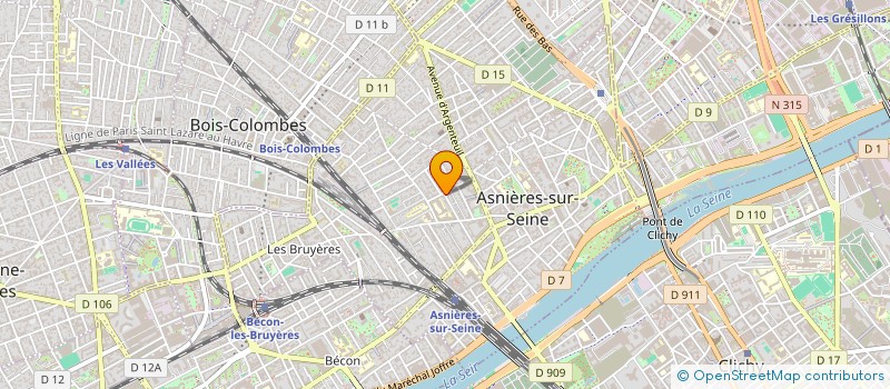 localisation de l'entreprise ATELIER VERCLER AMENAGEMENT à ASNIERES-SUR-SEINE