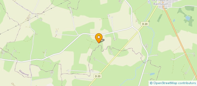 localisation de l'entreprise ATELIER VERDE  LA CHAPELLE-RAINSOUIN