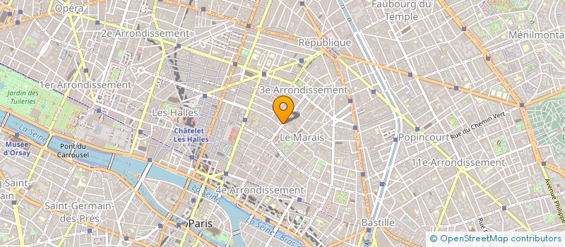 localisation de l'entreprise ATELIER VERNOUX à PARIS