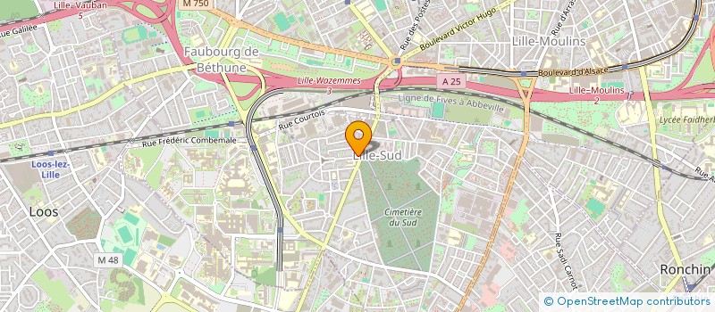 localisation de l'entreprise ATELIER VESPERALES à LILLE