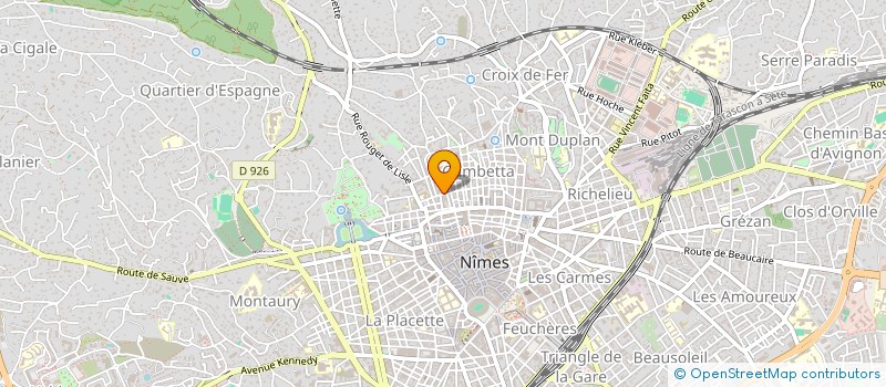 localisation de l'entreprise ATELIER VIALLAT à NIMES